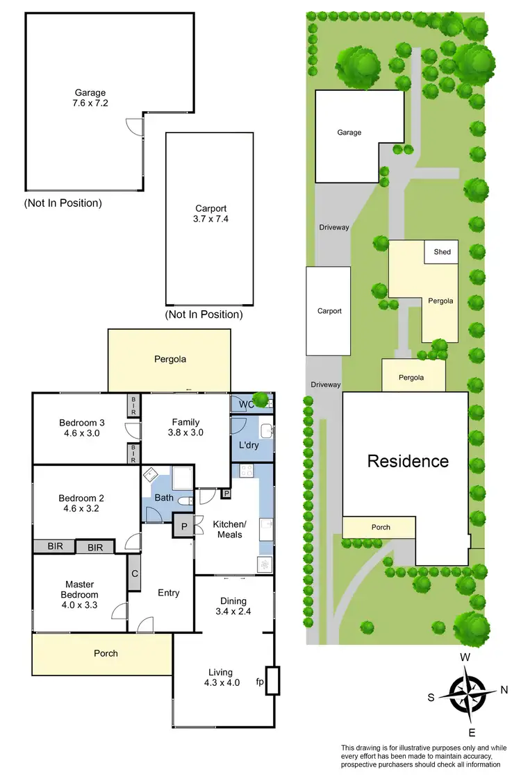 Floorplan of Homely house listing, 43 Golf Road, Oakleigh South VIC 3167