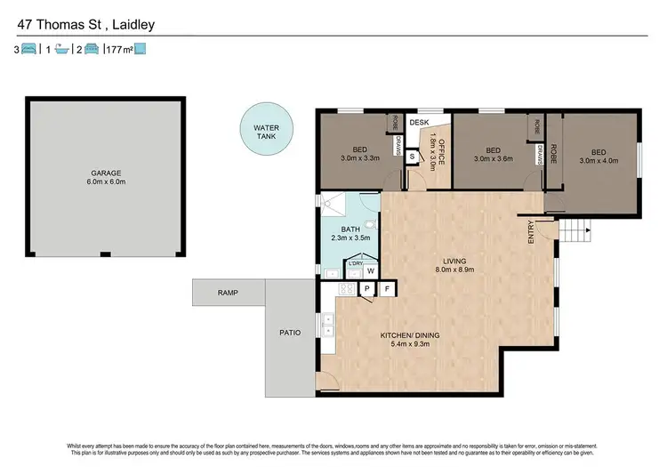 Floorplan of Homely house listing, 47 Thomas Street, Laidley QLD 4341