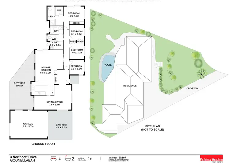 Floorplan of Homely house listing, 3 Northcott Drive, Goonellabah NSW 2480