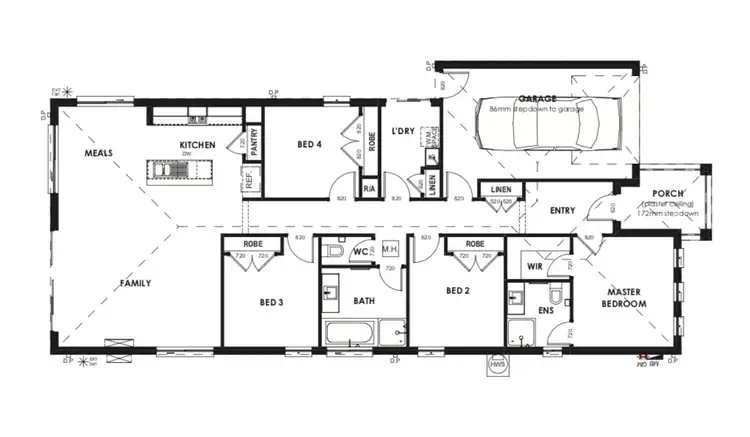 Floorplan of Homely house listing, Address available on request