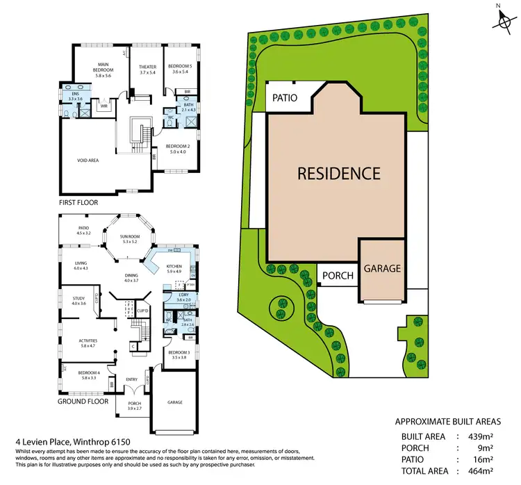 Floorplan of Homely house listing, 4 Levien Place, Winthrop WA 6150