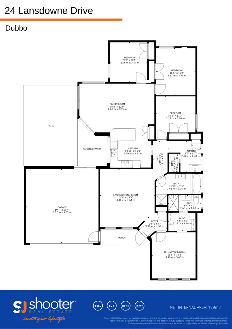 Floorplan of Homely house listing, 24 Lansdowne Drive, Dubbo NSW 2830