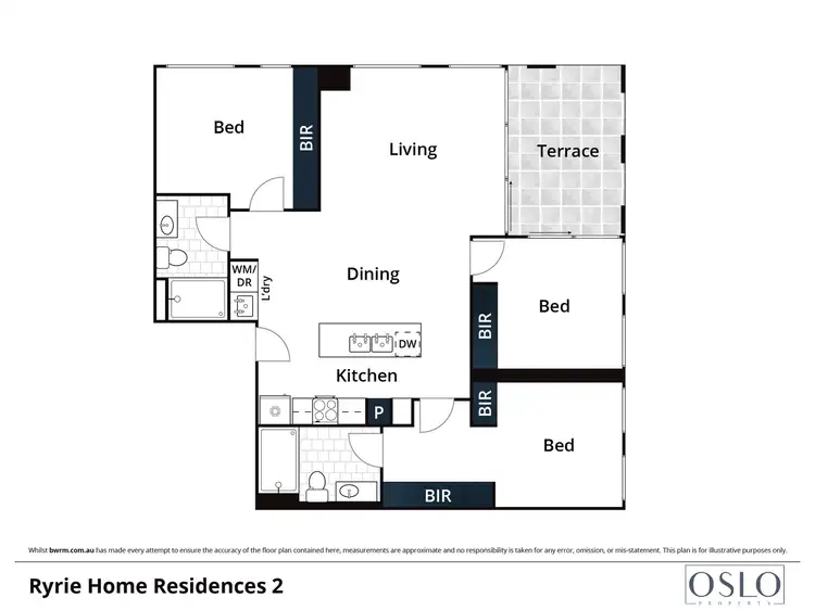 Floorplan of Homely apartment listing, 44 Ryrie Street, Geelong VIC 3220