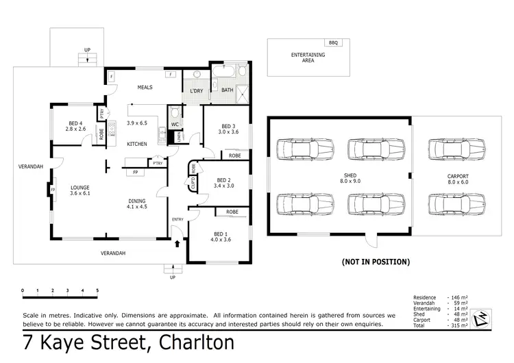 Floorplan of Homely house listing, 7 Kaye Street, Charlton VIC 3525