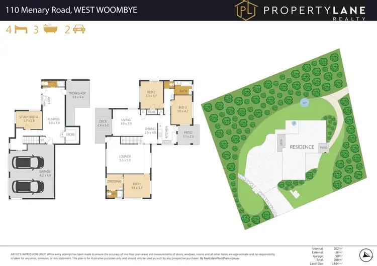 Floorplan of Homely house listing, 110 Menary Road, West Woombye QLD 4559