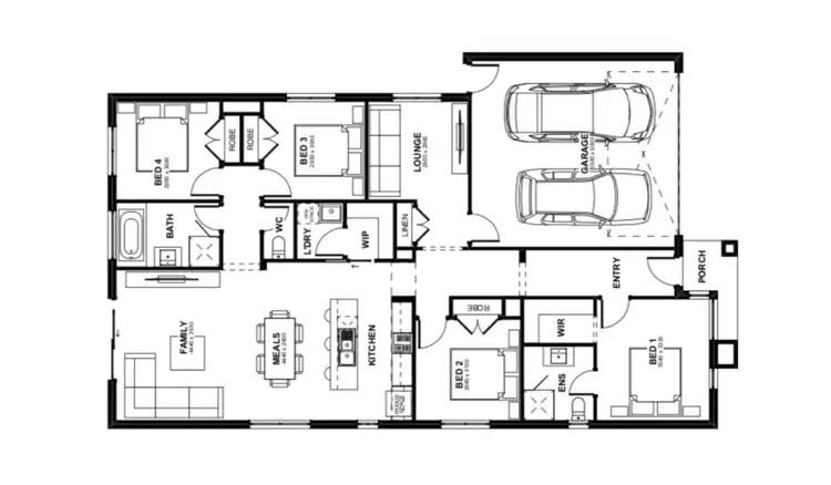 Floorplan of Homely house listing, Address available on request
