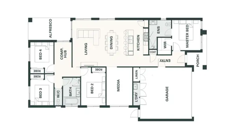 Floorplan of Homely house listing, Address available on request