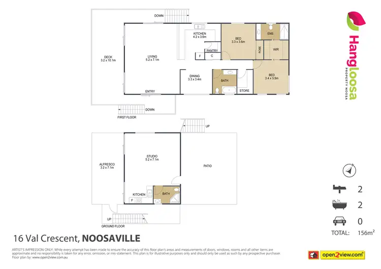 Floorplan of Homely house listing, 16 Val Crescent, Noosaville QLD 4566