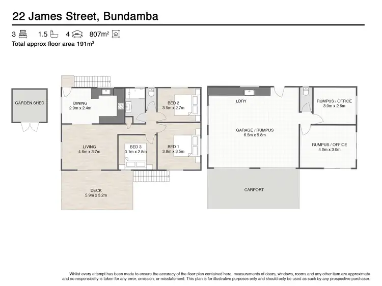 Floorplan of Homely house listing, 22 James Street, Bundamba QLD 4304