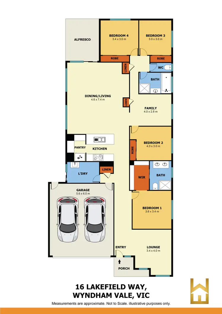 Floorplan of Homely house listing, 16 Lakefield Way, Wyndham Vale VIC 3024