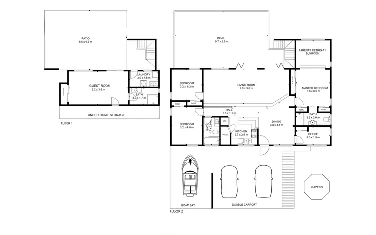 Floorplan of Homely house listing, 3 Julian Close, Mooroobool QLD 4870
