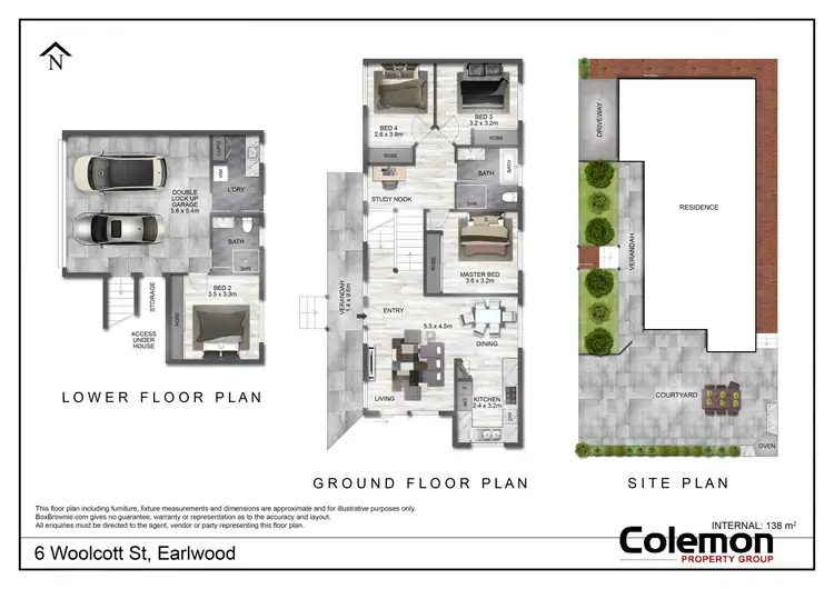 Floorplan of Homely house listing, 6 Woolcott St, Earlwood NSW 2206