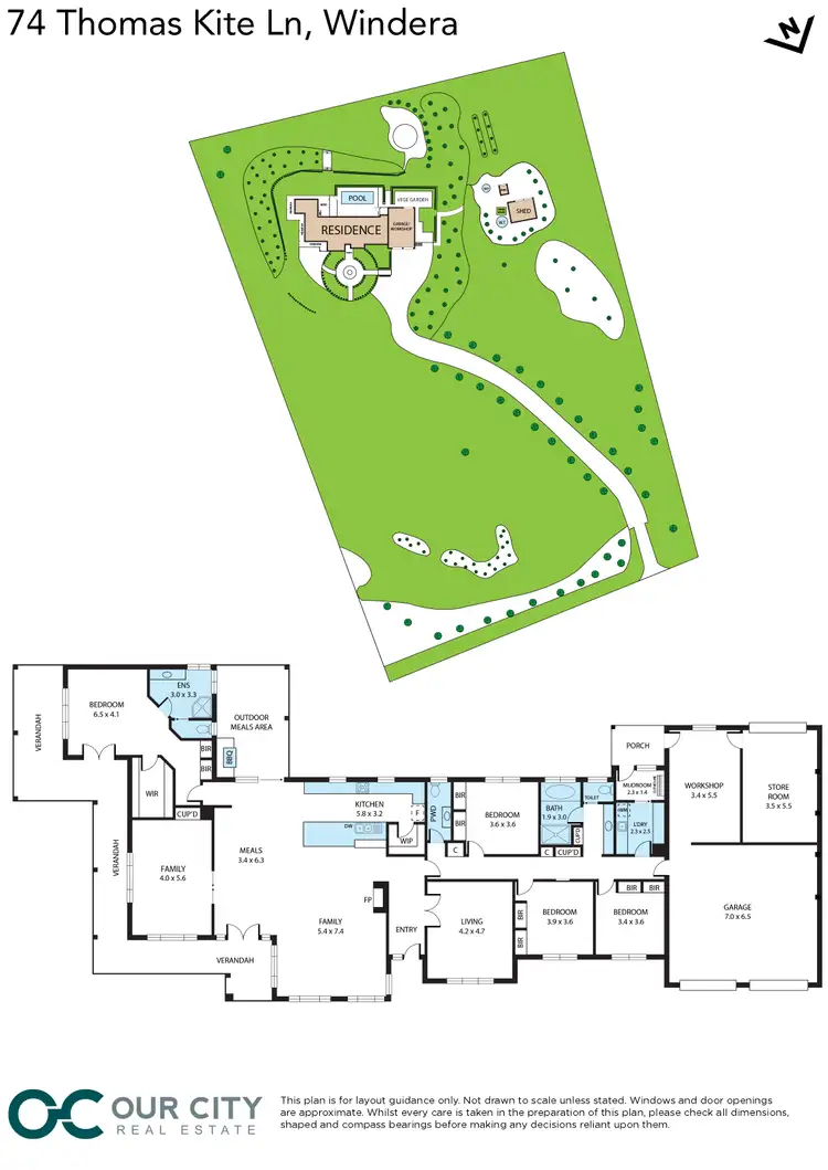 Floorplan of Homely house listing, 74 Thomas Kite Lane, Windera NSW 2800