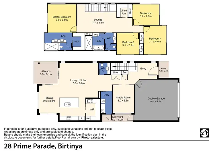 Floorplan of Homely house listing, 28 Prime Parade, Birtinya QLD 4575