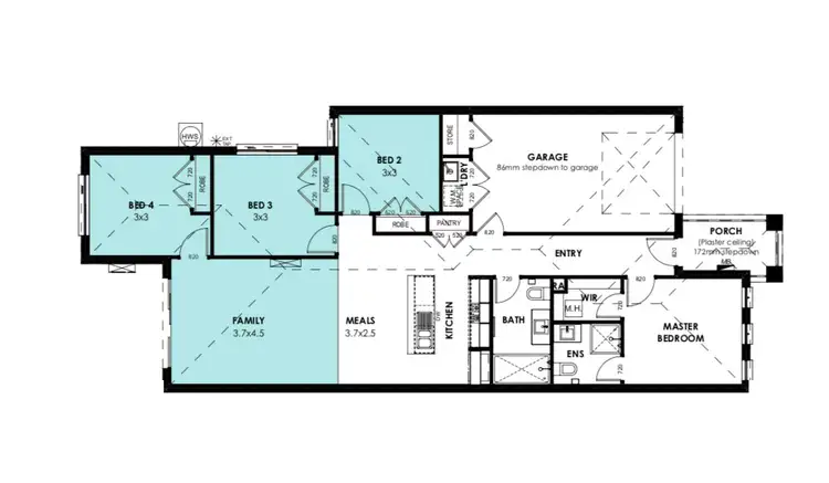 Floorplan of Homely house listing, Address available on request
