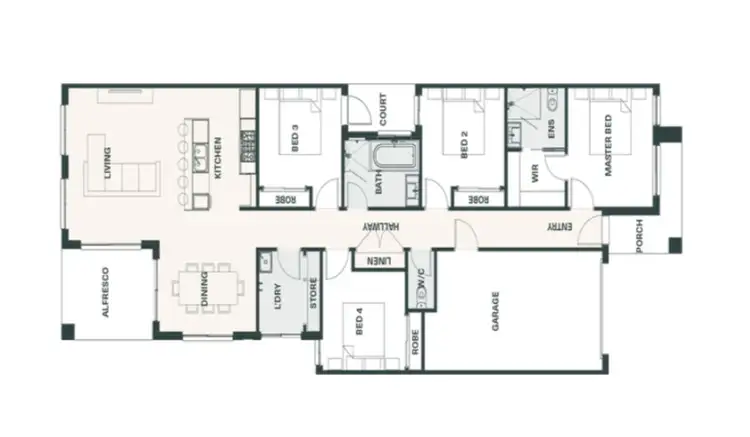 Floorplan of Homely house listing, Address available on request