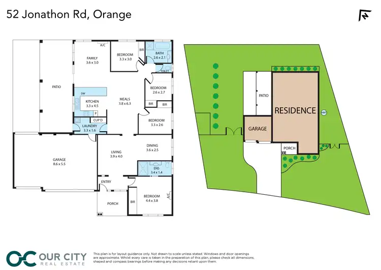 Floorplan of Homely house listing, 52 Jonathon Road, Orange NSW 2800