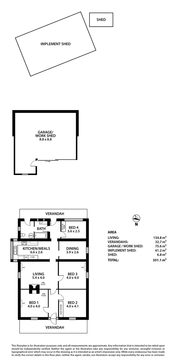 Floorplan of Homely house listing, 7 Verdun Road, Murray Bridge SA 5253