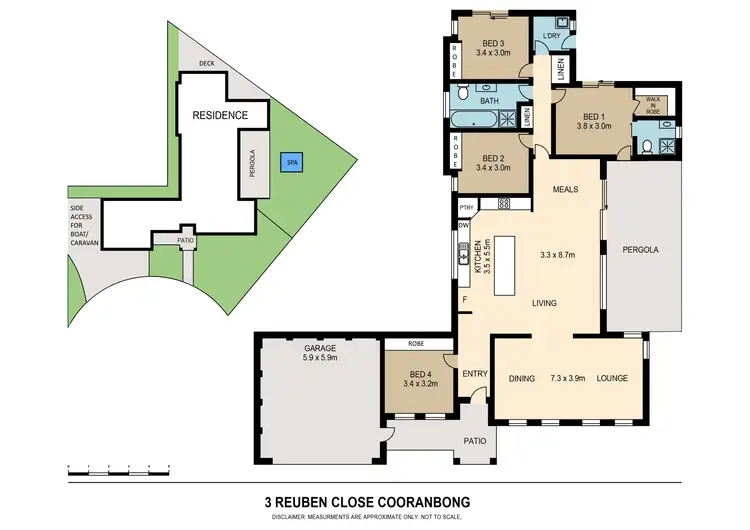 Floorplan of Homely house listing, 3 Reuben Close, Cooranbong NSW 2265
