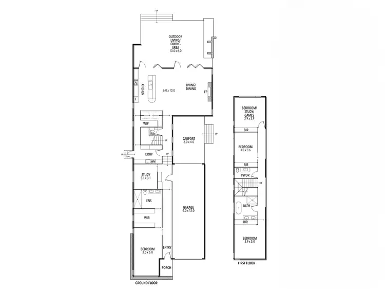 Floorplan of Homely house listing, 109 Malcolm Street, Mansfield VIC 3722