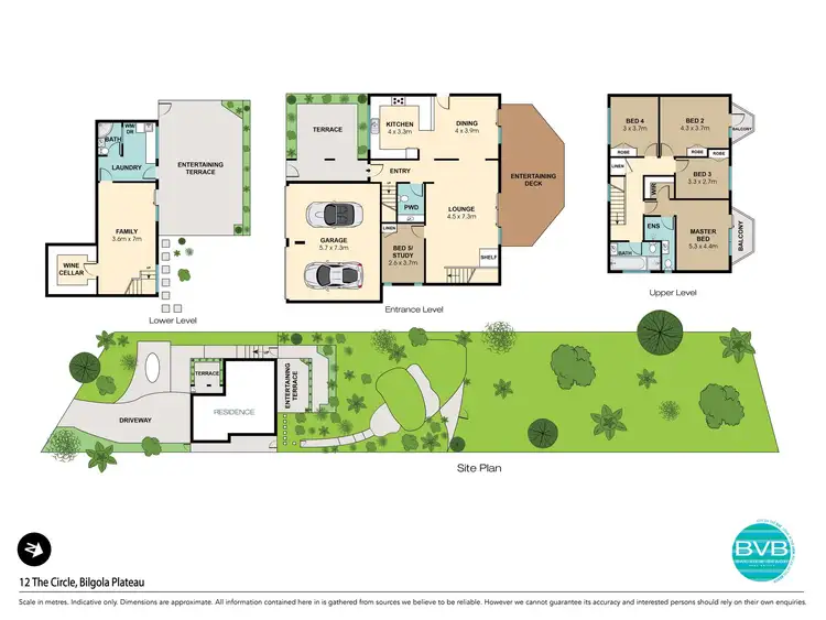 Floorplan of Homely house listing, 12 The Circle, Bilgola Plateau NSW 2107