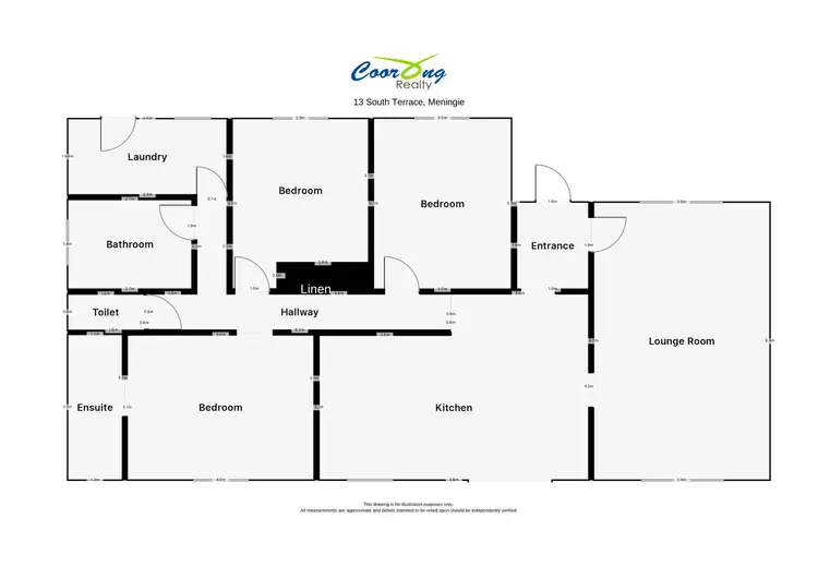 Floorplan of Homely house listing, 13 South Terrace, Meningie SA 5264