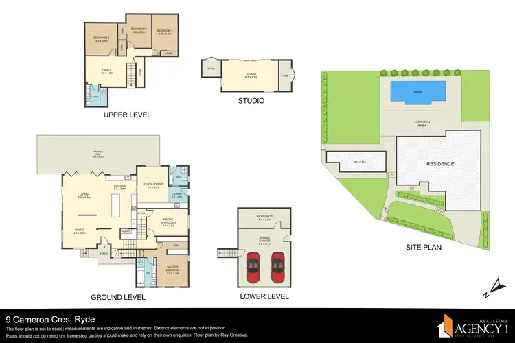 Floorplan of Homely house listing, 9 Cameron Crescent, Ryde NSW 2112