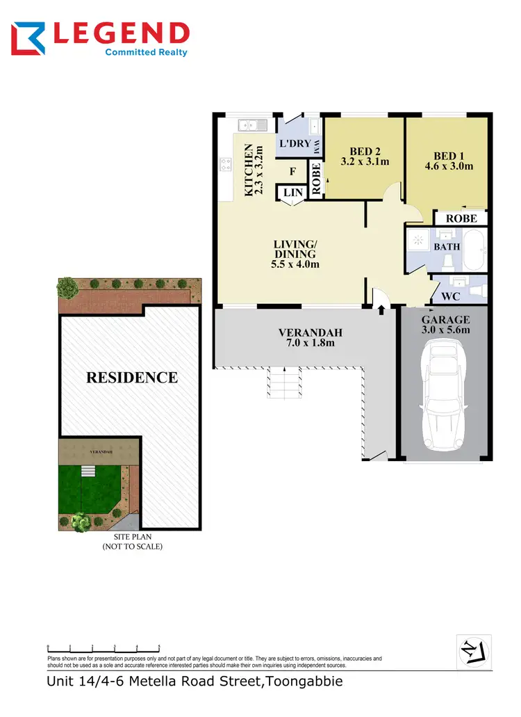 Floorplan of Homely villa listing, 14/4-6 Metella Road, Toongabbie NSW 2146