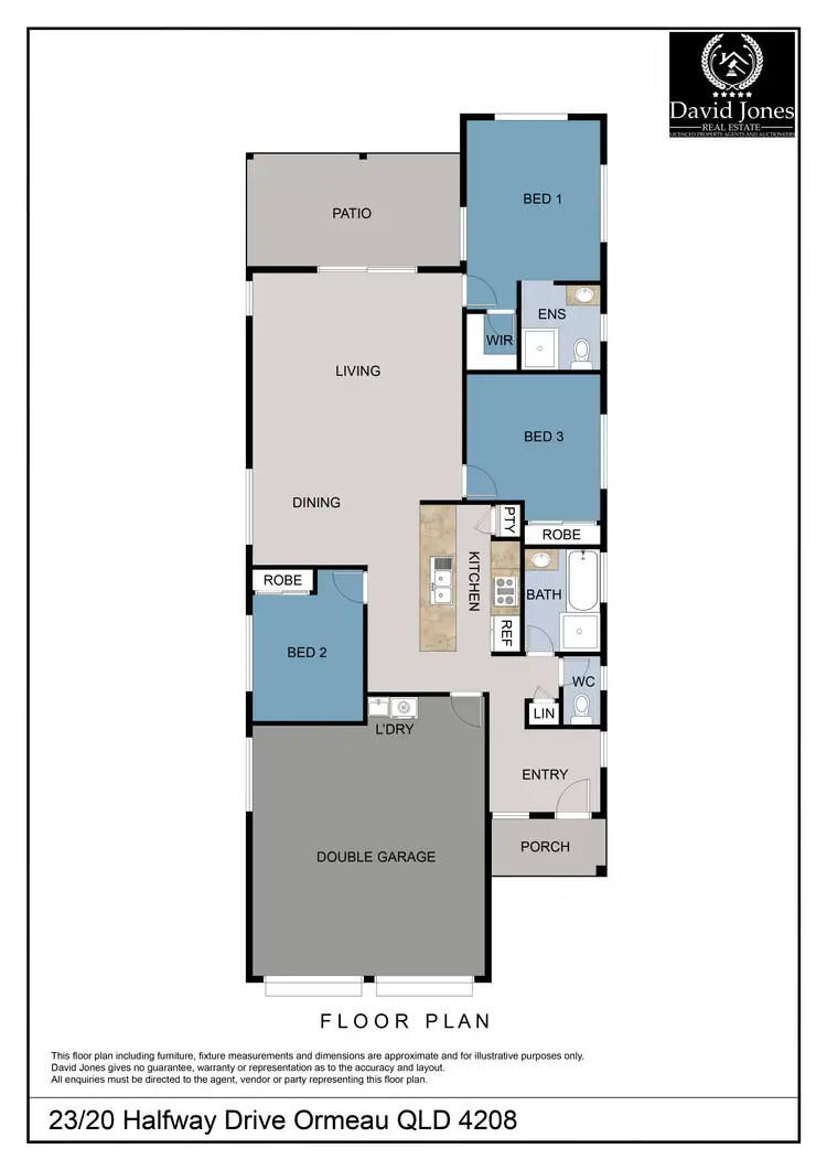 Floorplan of Homely house listing, 23/20 Halfway Drive, Ormeau QLD 4208