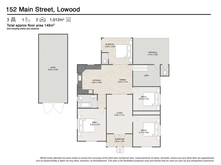 Floorplan of Homely house listing, 152 Main Street, Lowood QLD 4311