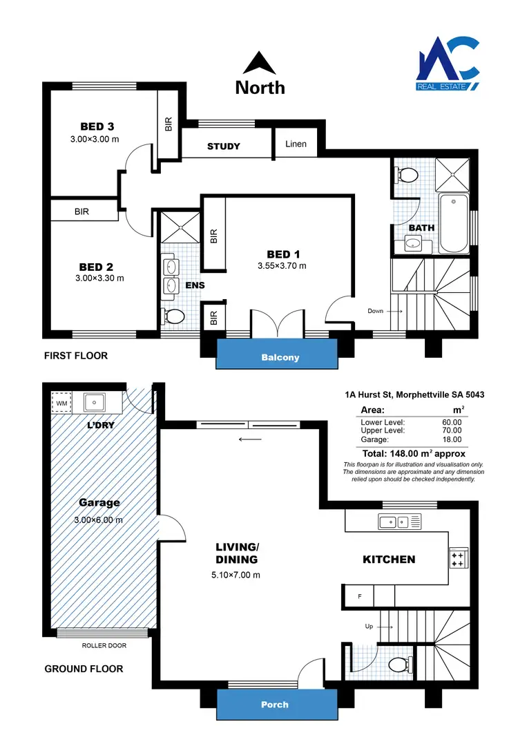 Floorplan of Homely house listing, 1A Hurst Street, Morphettville SA 5043