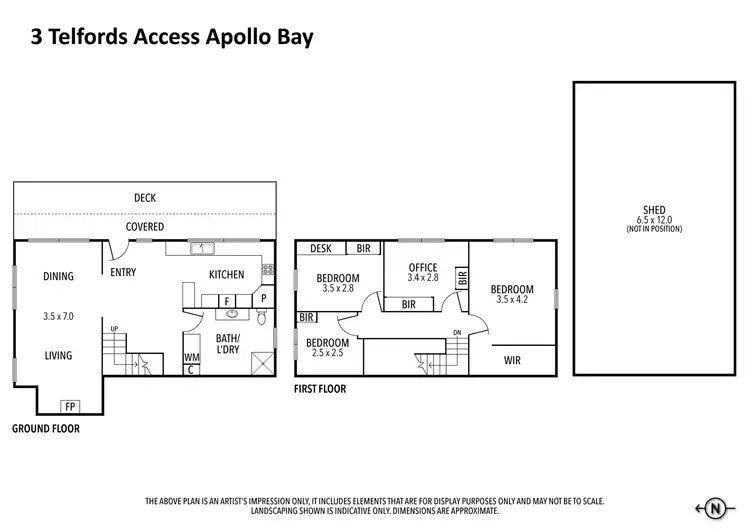 Floorplan of Homely house listing, 3 Telfords Access, Apollo Bay VIC 3233