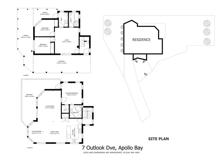 Floorplan of Homely house listing, 7 Outlook Drive, Apollo Bay VIC 3233