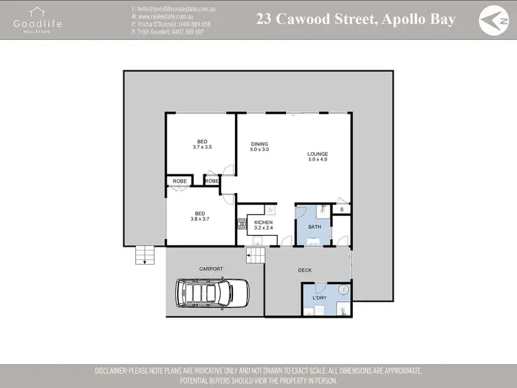 Floorplan of Homely house listing, 23 Cawood Street, Apollo Bay VIC 3233