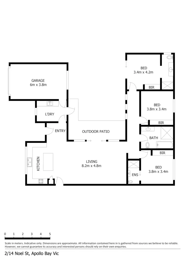 Floorplan of Homely house listing, 2/14 Noel Street, Apollo Bay VIC 3233