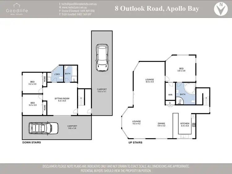 Floorplan of Homely house listing, 8 Outlook Drive, Apollo Bay VIC 3233