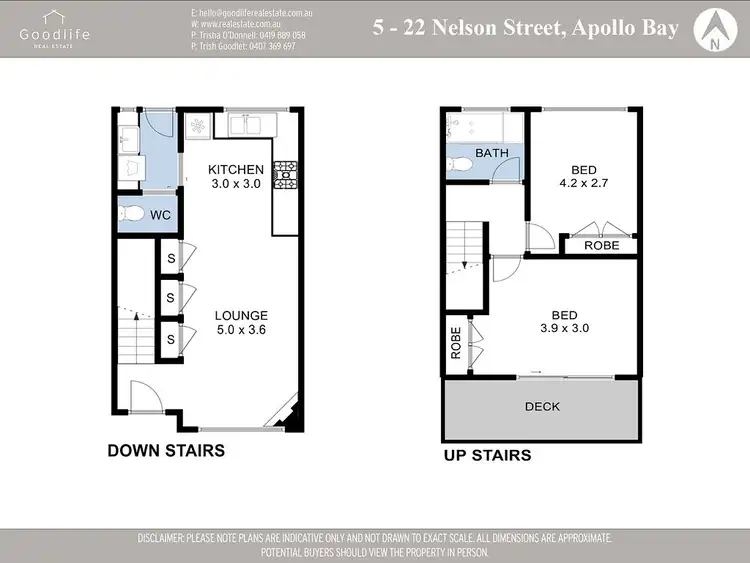 Floorplan of Homely townhouse listing, 5/22 Nelson Street, Apollo Bay VIC 3233