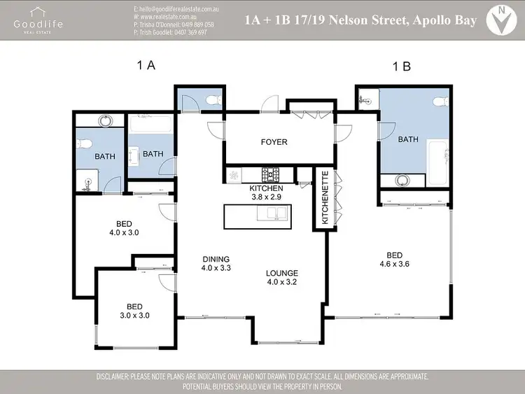 Floorplan of Homely apartment listing, 1/17 Nelson Street, Apollo Bay VIC 3233