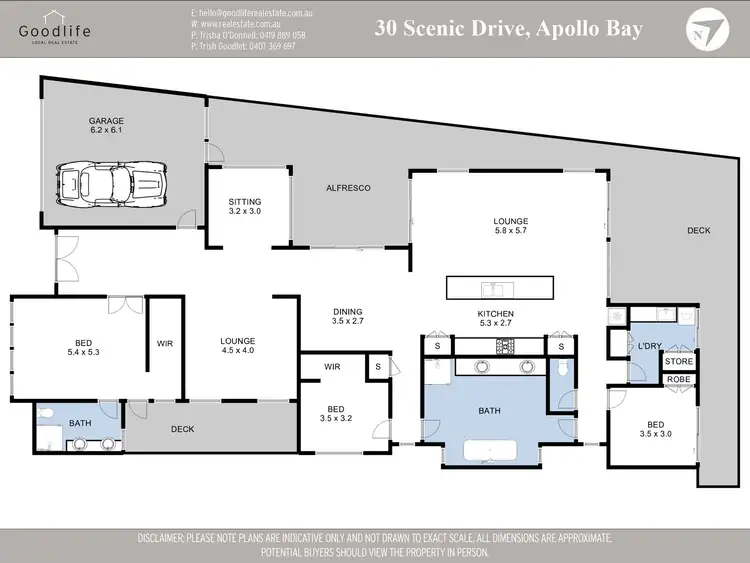 Floorplan of Homely house listing, 30 Scenic Drive, Apollo Bay VIC 3233