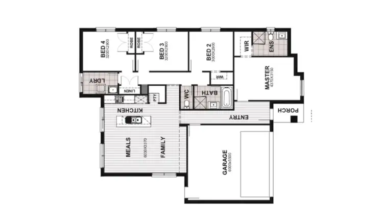 Floorplan of Homely house listing, Address available on request