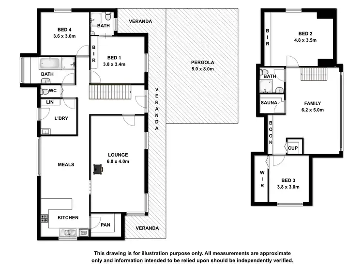Floorplan of Homely house listing, 13 Kalimna Crescent, Mount Gambier SA 5290