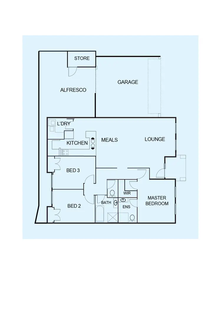 Floorplan of Homely house listing, 15B Lavant Way, Balga WA 6061