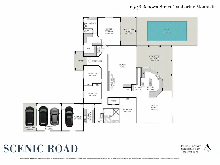 Floorplan of Homely rural property listing, 69-73 Benowa Street, Tamborine Mountain QLD 4272