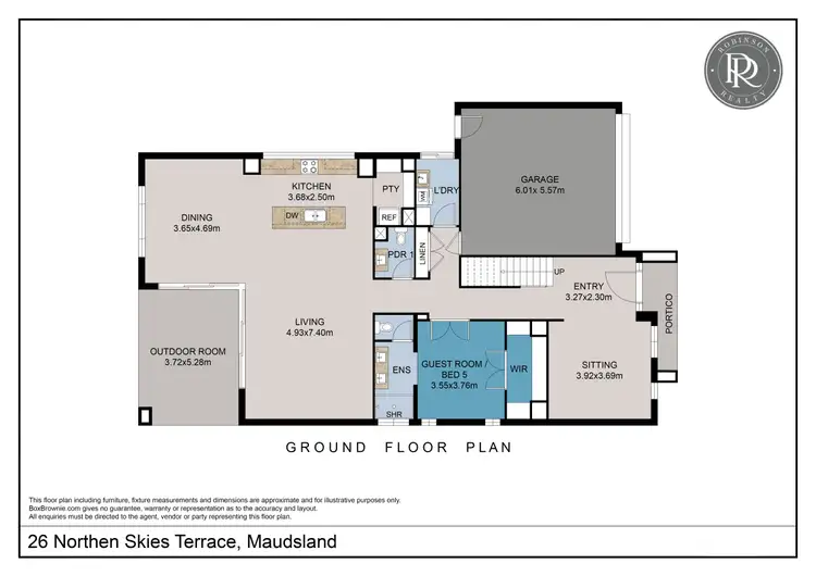 Floorplan of Homely house listing, 26 Northern Skies Terrace, Maudsland QLD 4210