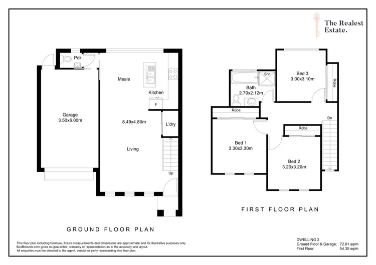 Floorplan of Homely townhouse listing, 2/1 Keith Crescent, Broadmeadows VIC 3047