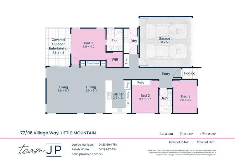 Floorplan of Homely retirement listing, 77/96 Village Way, Little Mountain QLD 4551