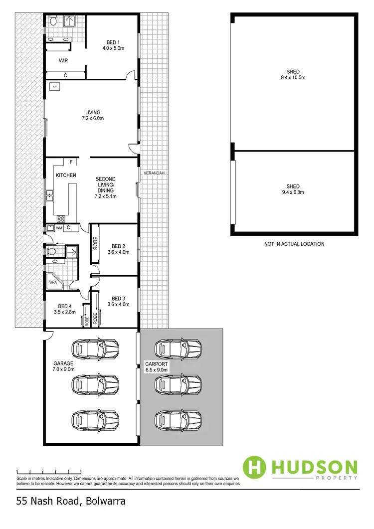Floorplan of Homely rural property listing, 55 Nashs Road, Bolwarra VIC 3305