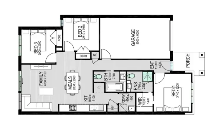 Floorplan of Homely house listing, Address available on request