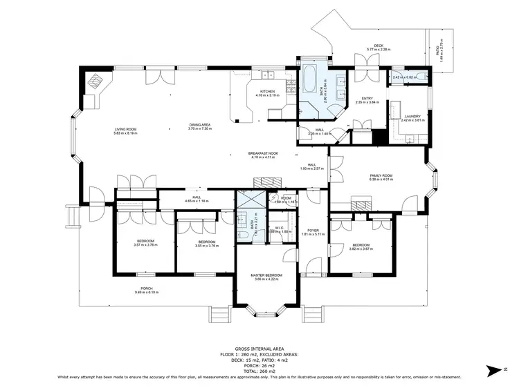 Floorplan of Homely house listing, 571 Grassmere Road, Grassmere VIC 3281