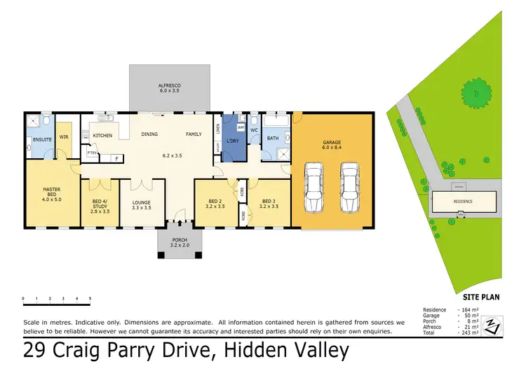 Floorplan of Homely house listing, 29 Craig Parry Drive, Hidden Valley VIC 3756